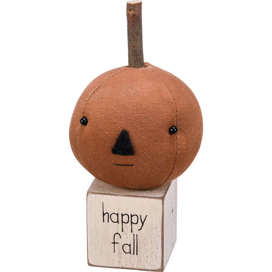 Sitter pumpkin head