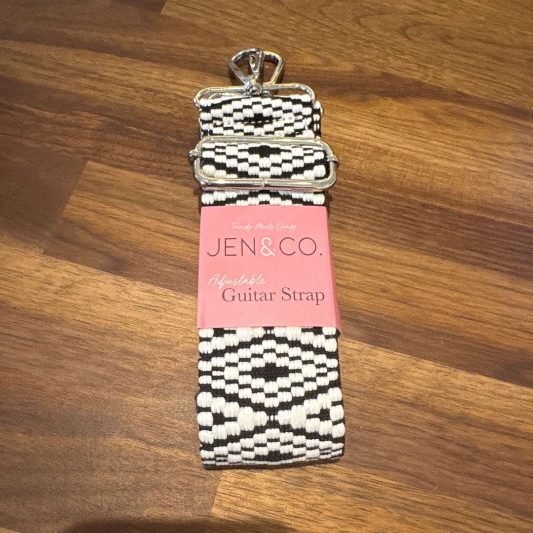 Strap boho black/white