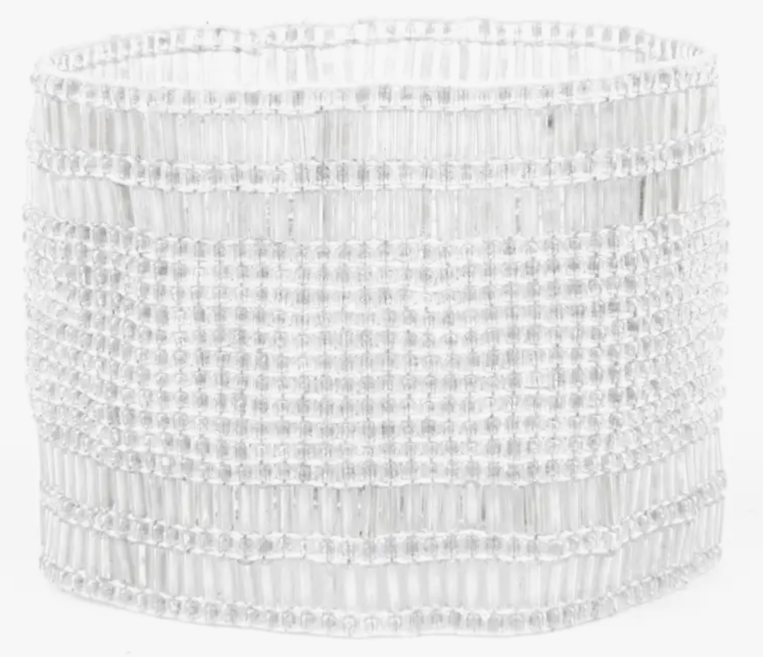 Bracelet beaded silver