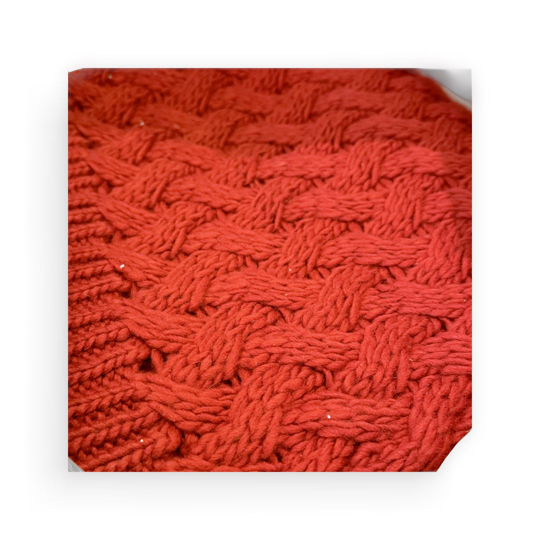 Red throw