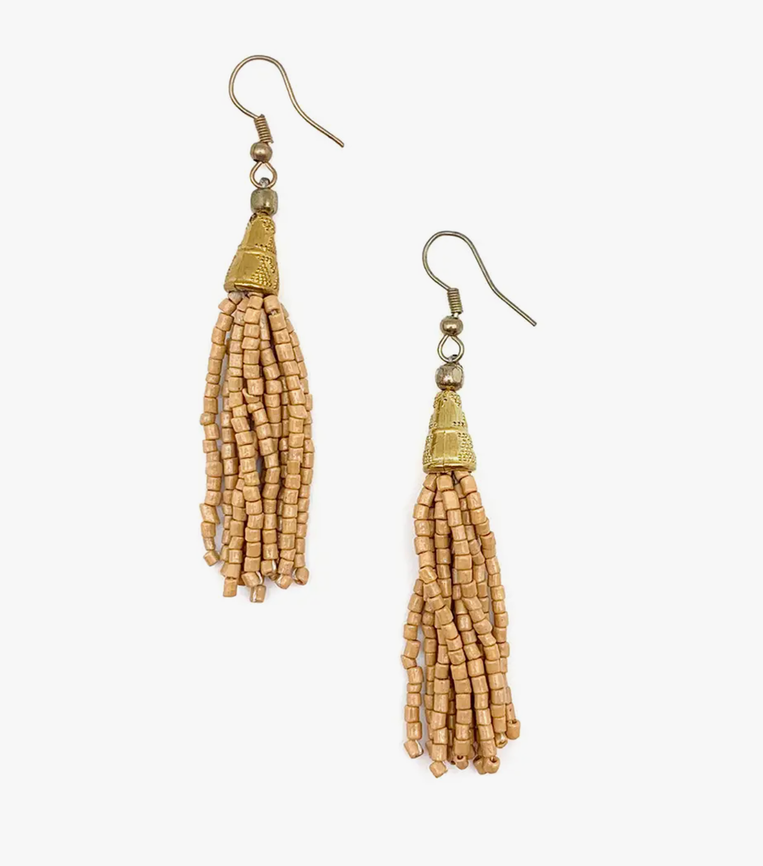 Anju tan waterfall earrings