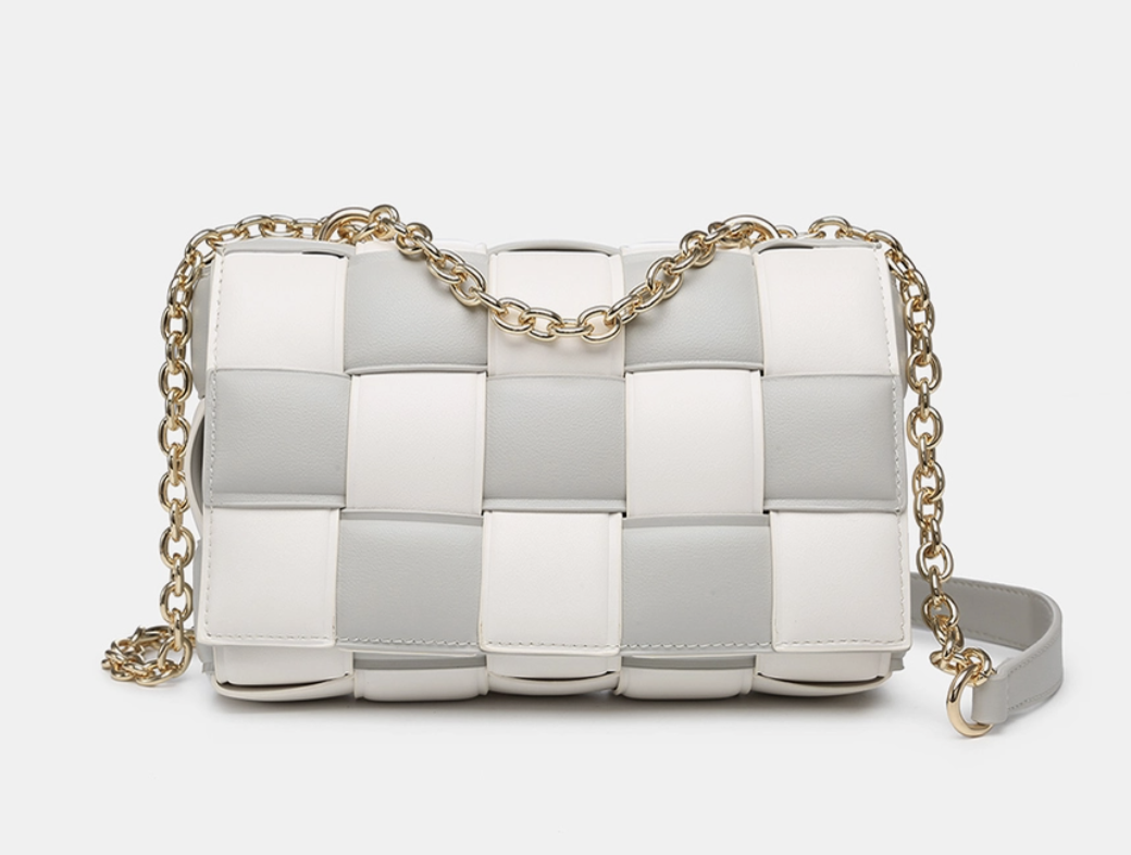 Checkered crossbody