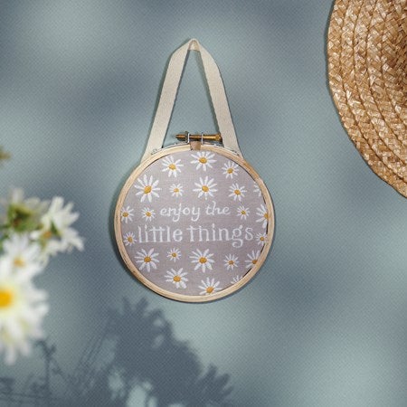 Enjoy the Little Things Hoop