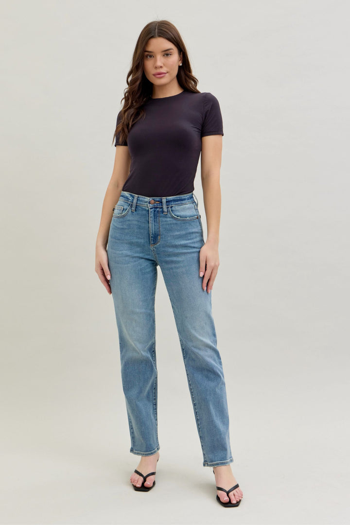Judy Blue High Waist Straight Fit Jean