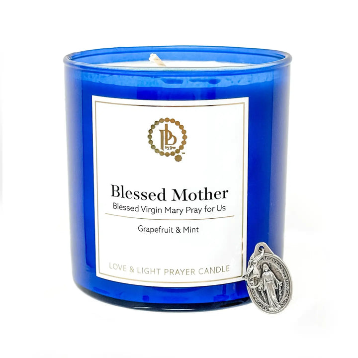 Blessed Mother Love & Light Candle