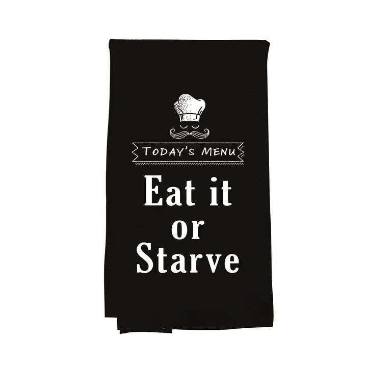 Kendrick towel in black