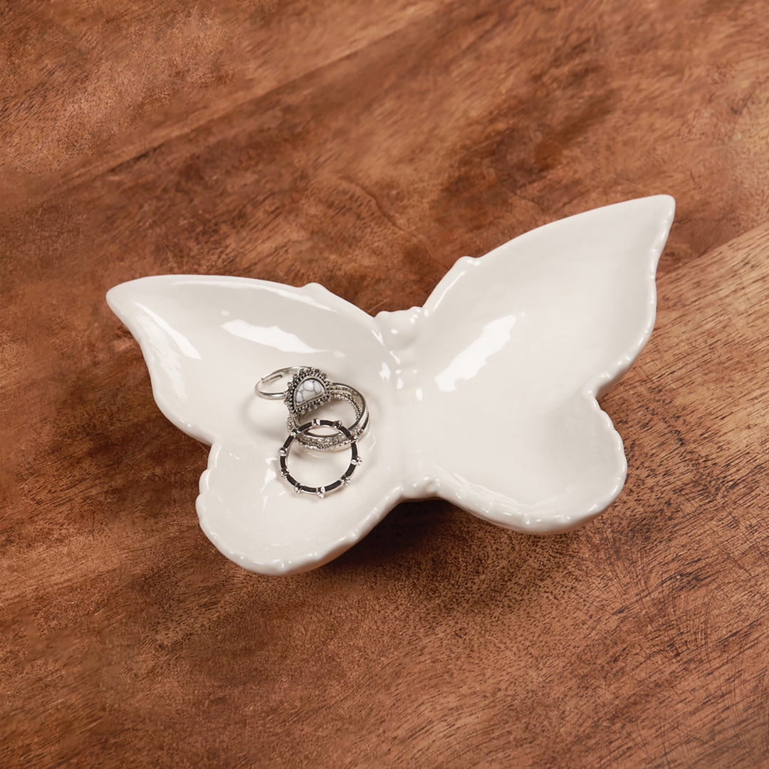 Butterfly Tray - White