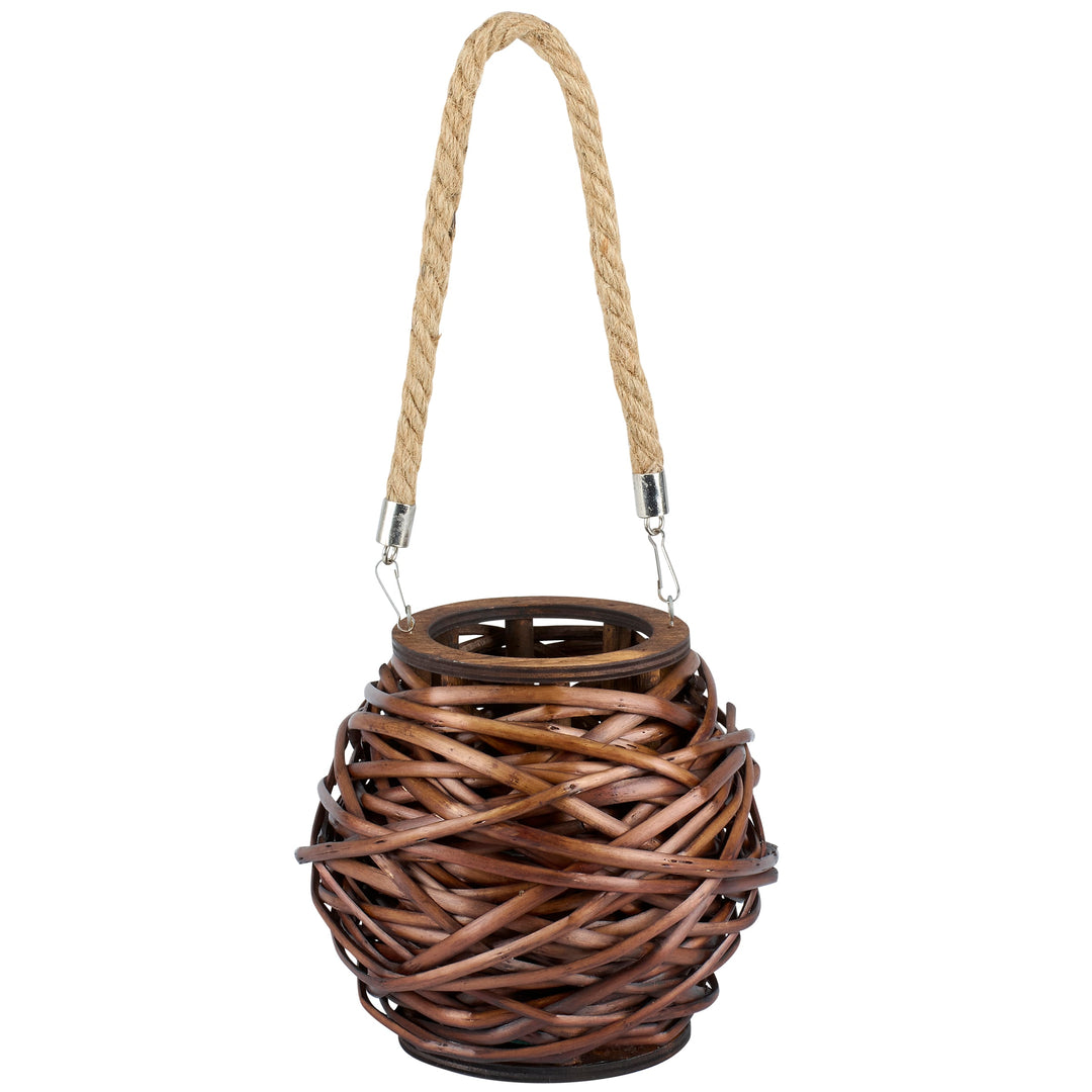 Lantern Dark Wicker