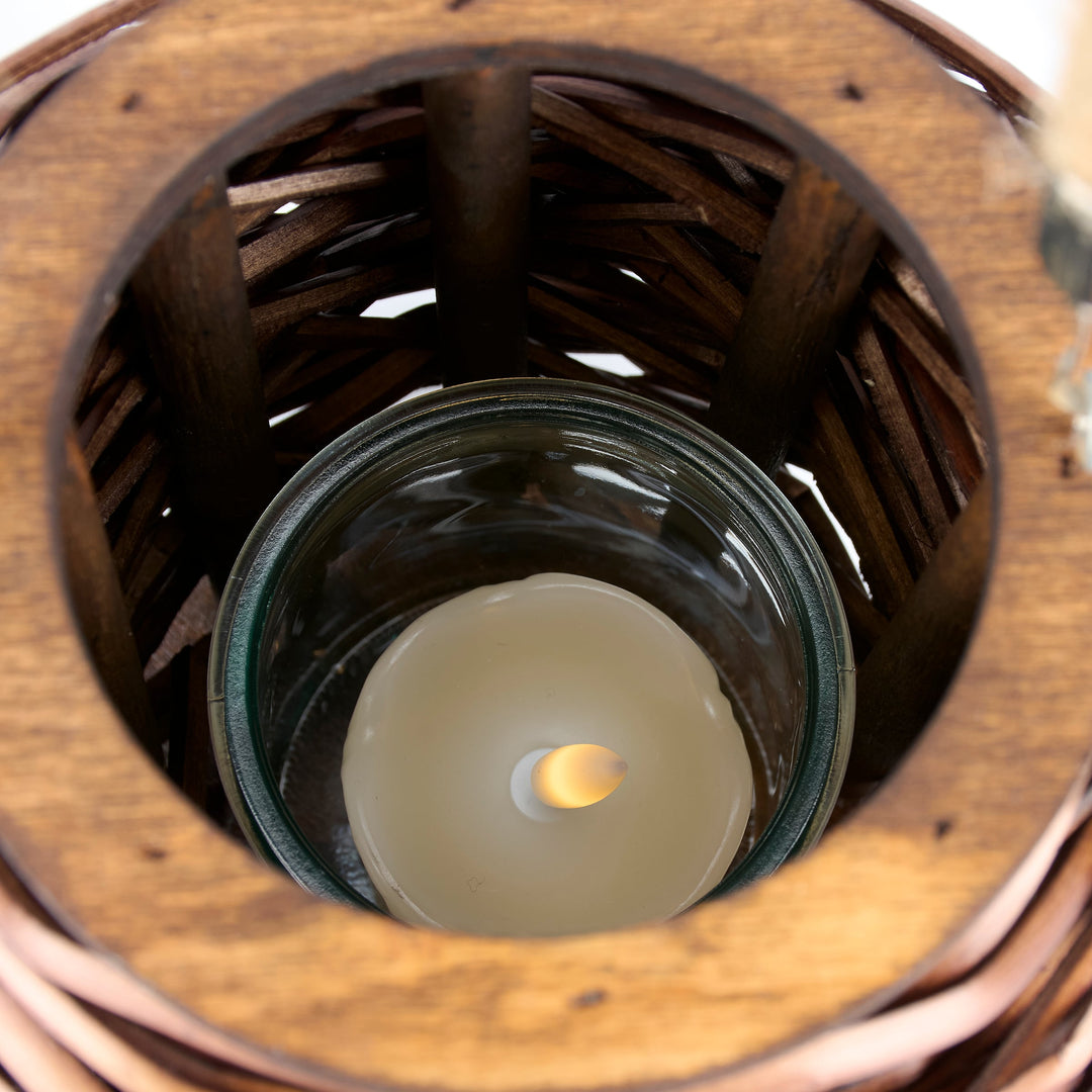 Lantern Dark Wicker