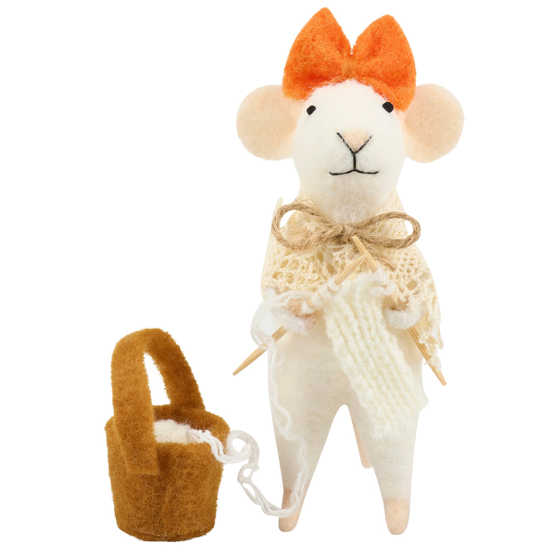 Critter Knitting Mouse