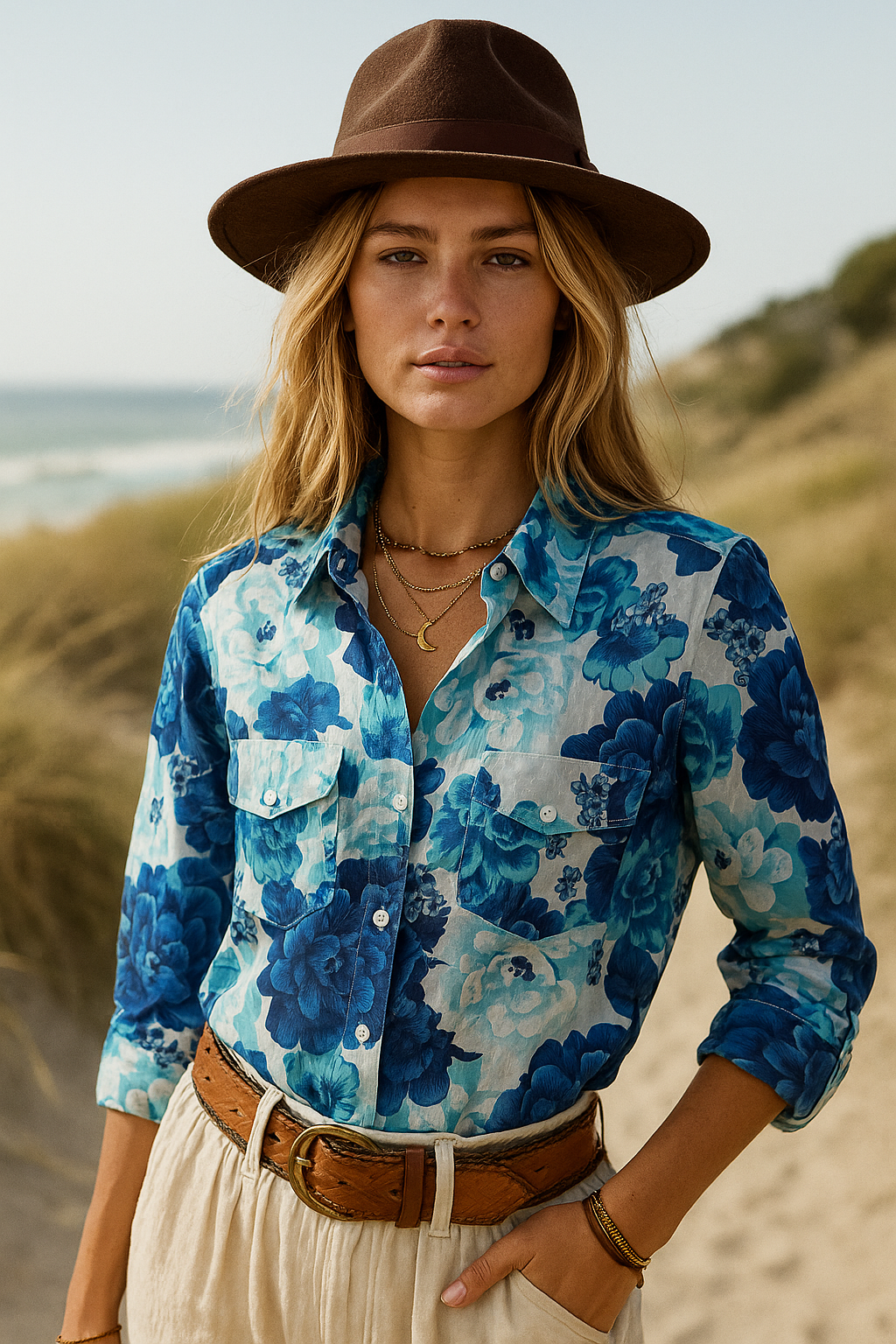 Capri Sea Bloom Top