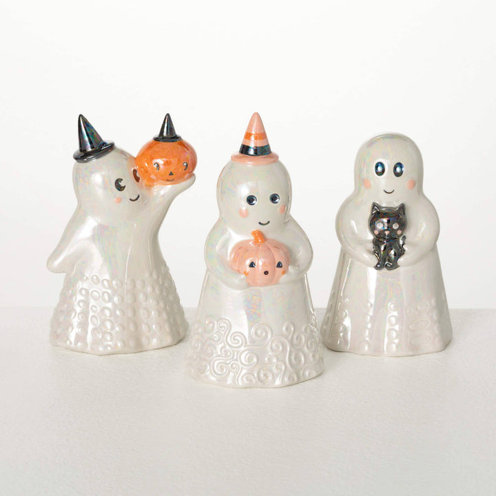 Pearlized Ghost Figurine