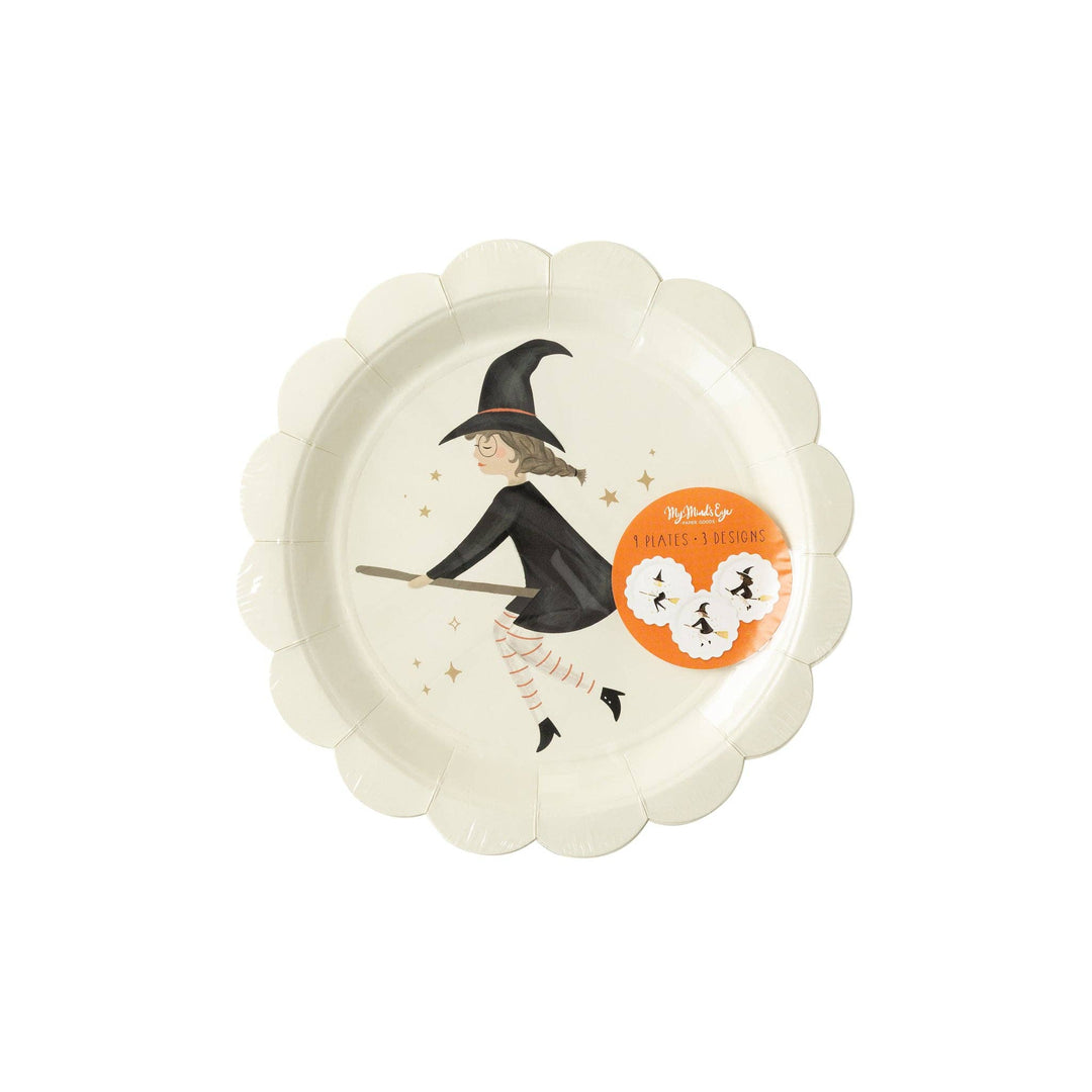 Witching Hour Witches Paper Plate Set