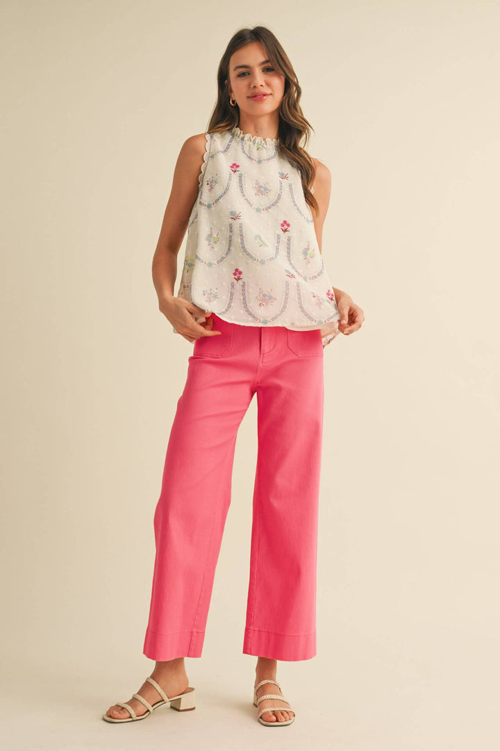 Sleeveless Babydoll Top