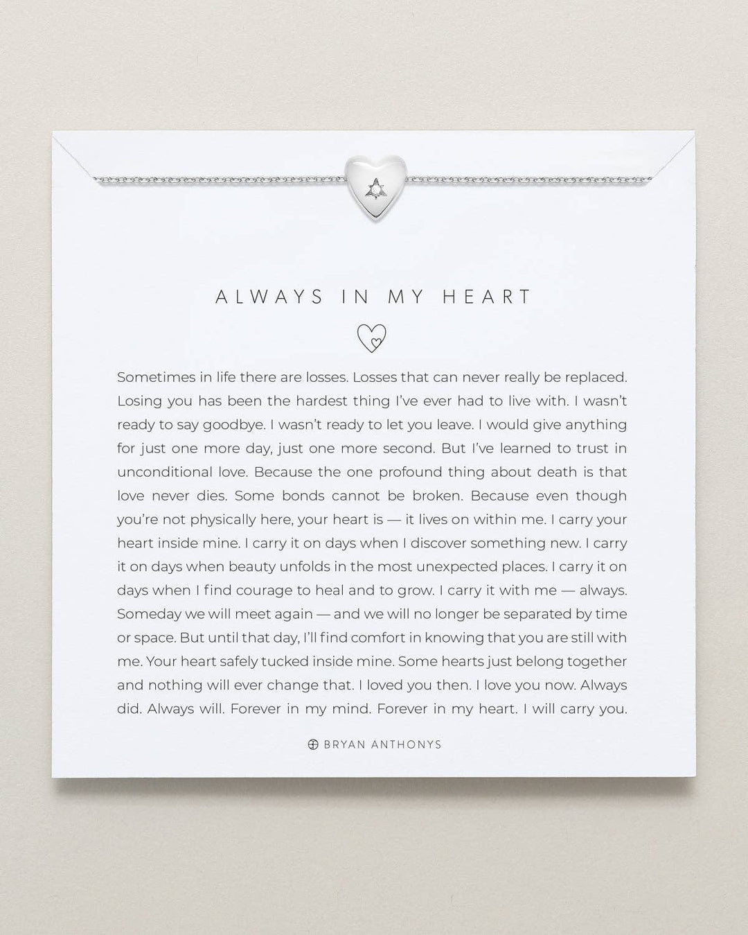 Always In My Heart Icon Necklace