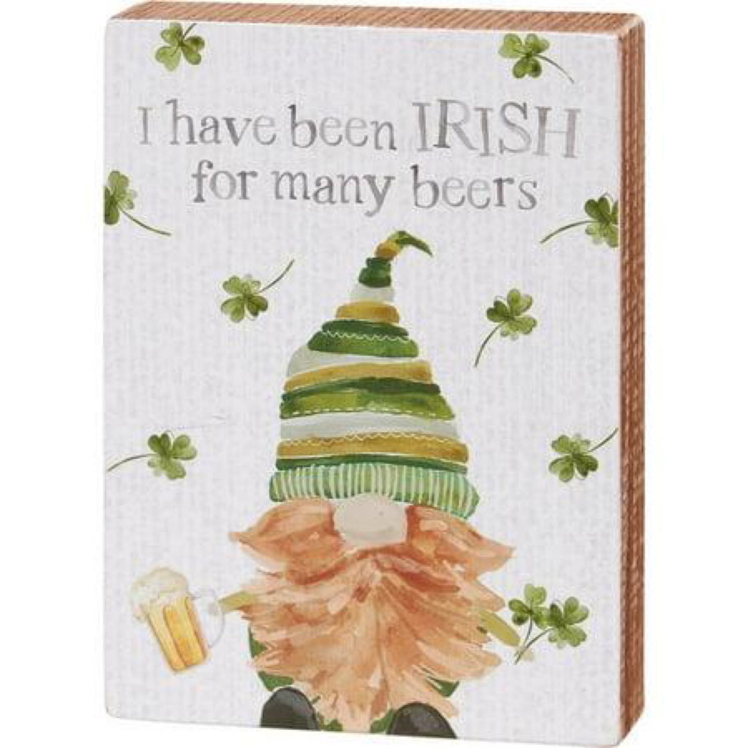 Been Irish for Many Beers