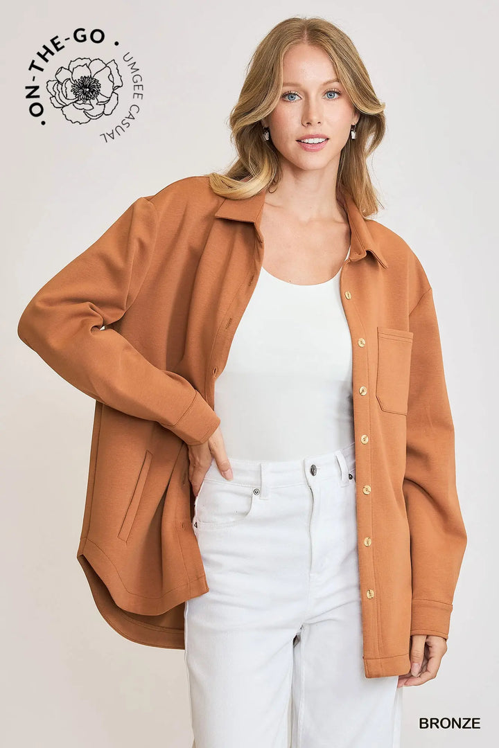 Bronze Shirt Jacket