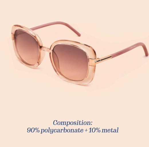 Sunglasses Paige rose w/case
