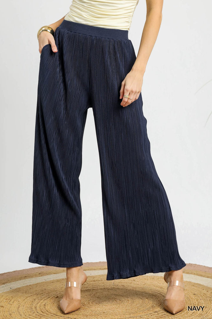 Sunkissed Pleated Wide Leg Pants