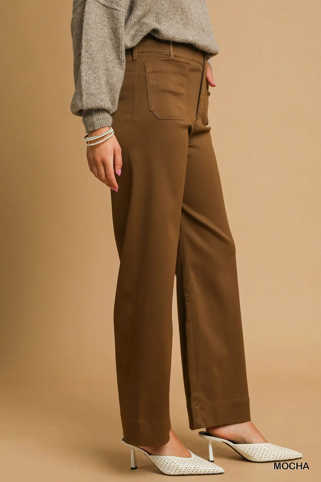 Mocha Stretch Trouser Pant