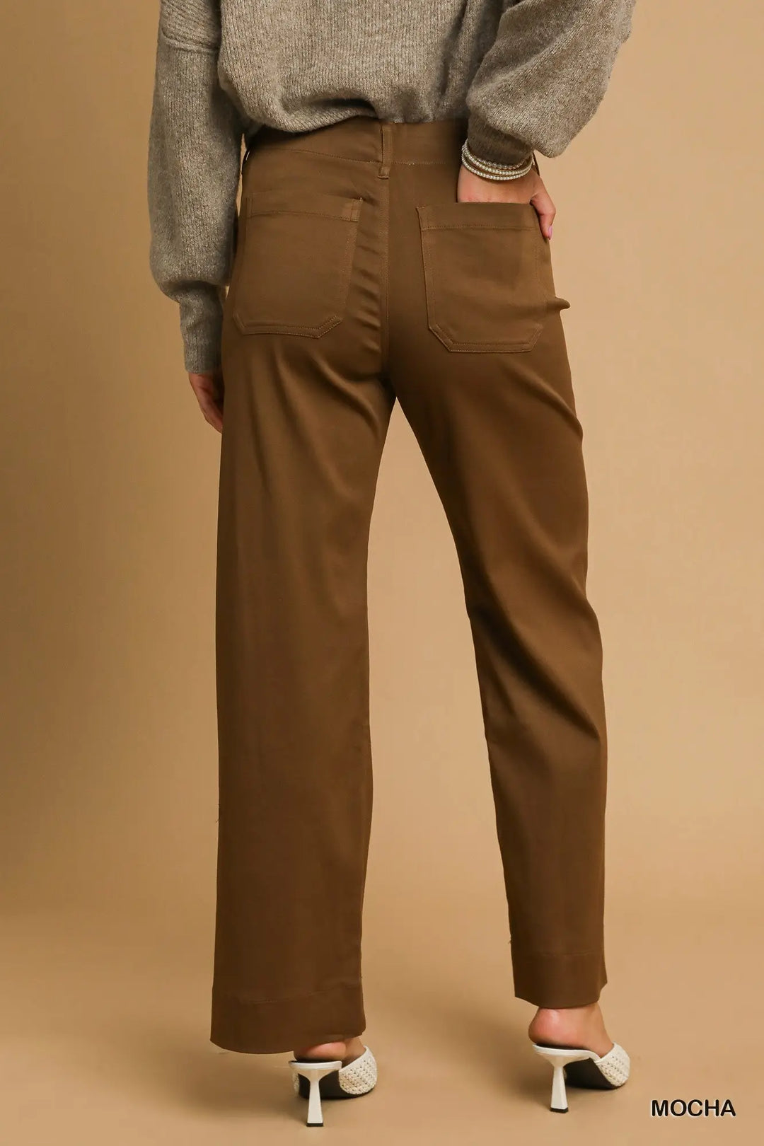 Mocha Stretch Trouser Pant