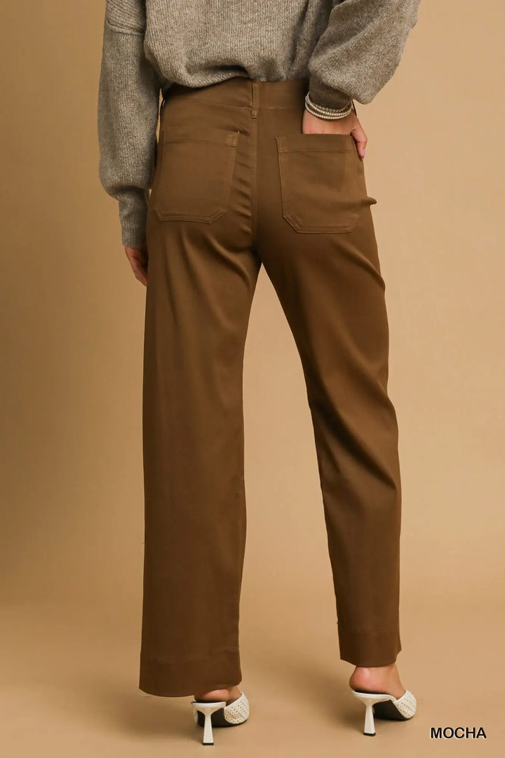 Mocha Stretch Trouser Pant