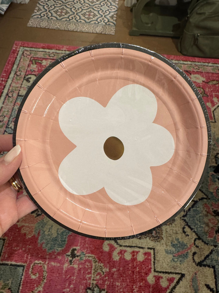 Paper plates flower
