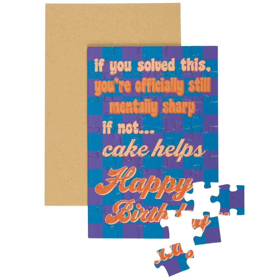 Mentally Sharp Puzzle Card