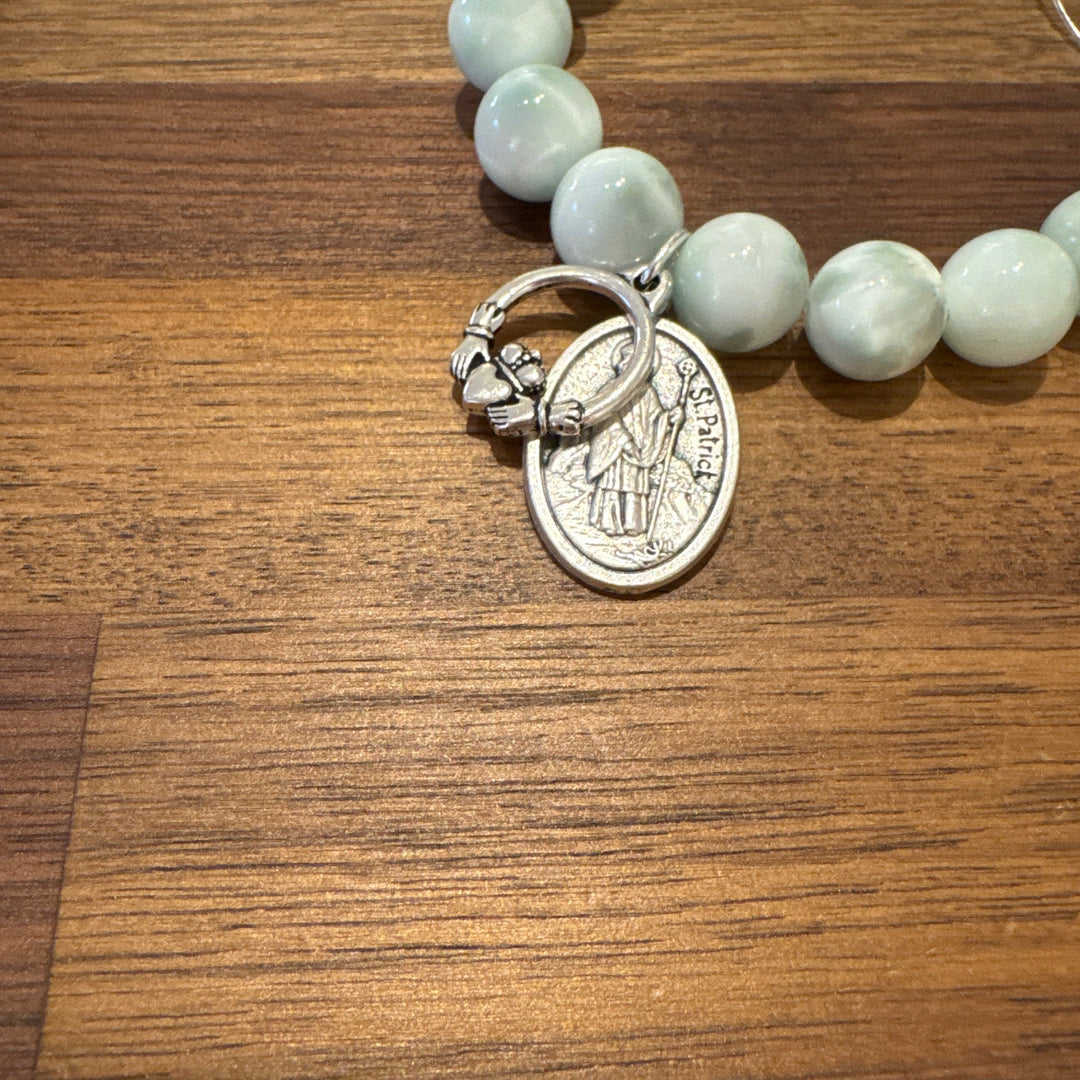 St Pat & Claddagh bracelet