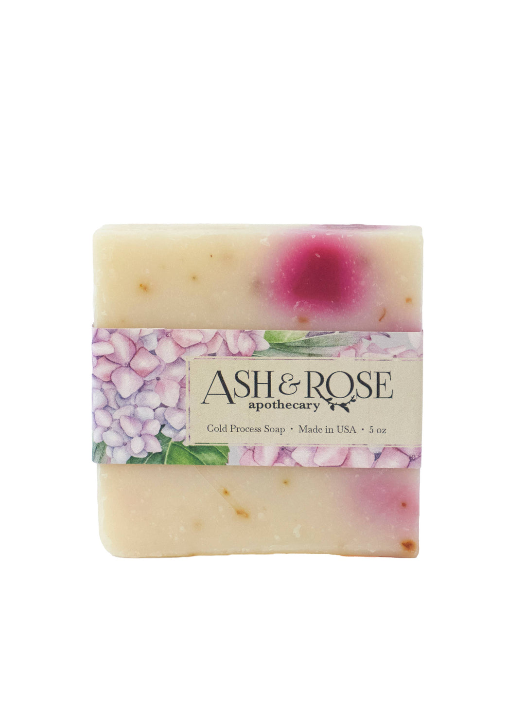 Pink Hydrangea Soap Scrub Bar