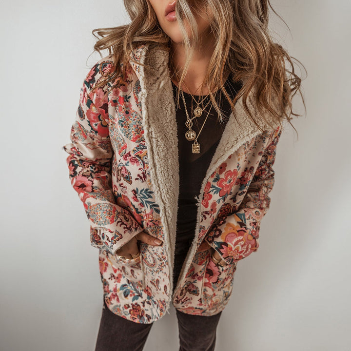 Paisley Sherpa jacket