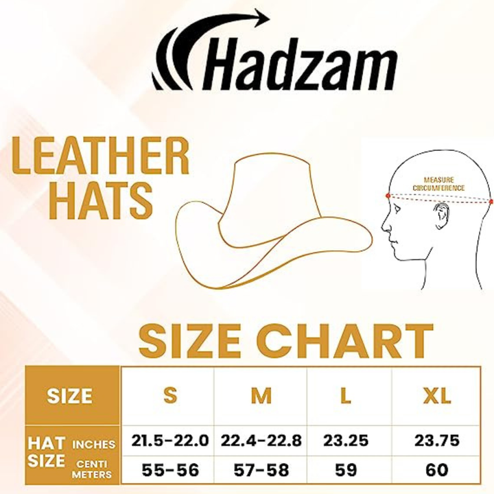 Medium Brown Shapeable Western Brown Leather Outback Cowboy Hat