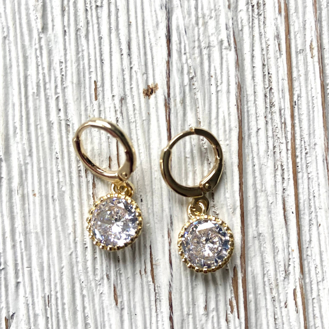 Clear Crystal Earrings