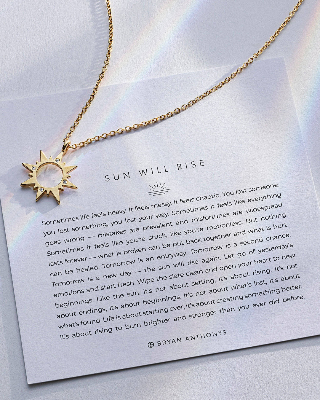Sun Will Rise Necklace
