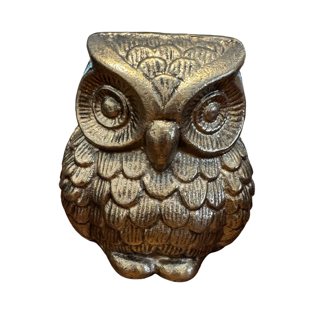 Brass Owl Figurine