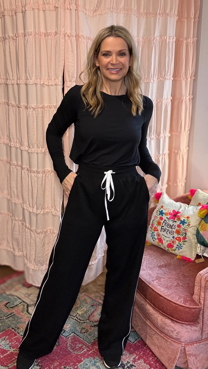 Constance Pants Black/White Lounge