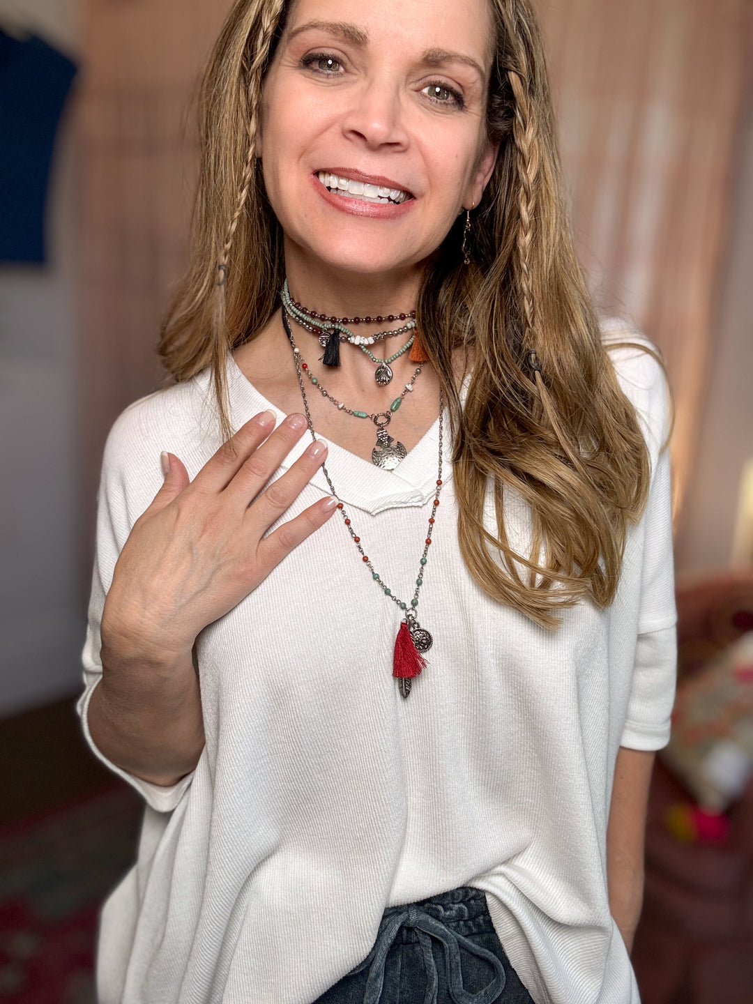 Necklace multi TBN