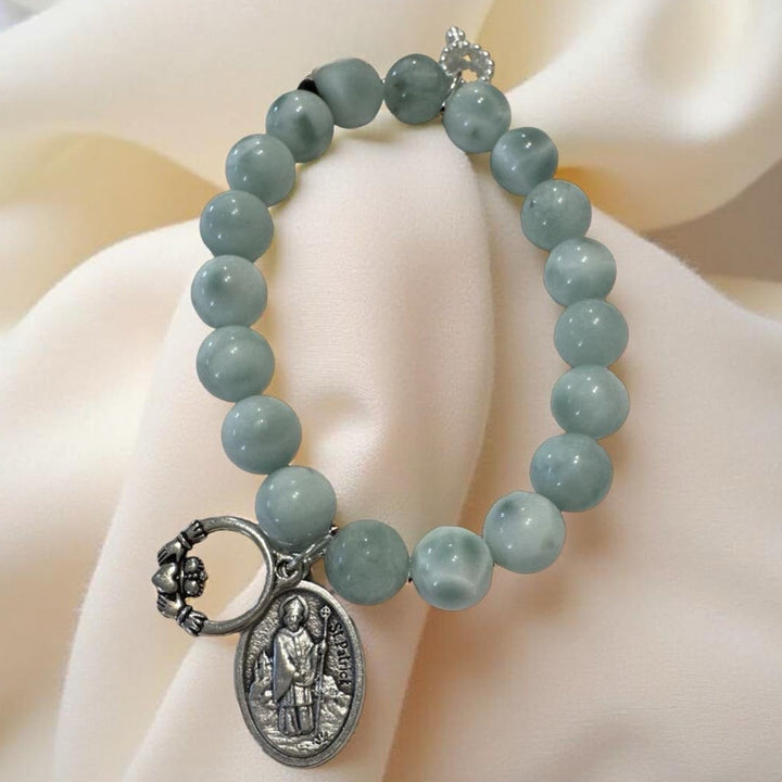St Pat & Claddagh bracelet