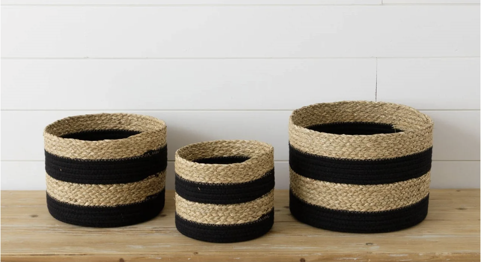Basket bl stripe sm