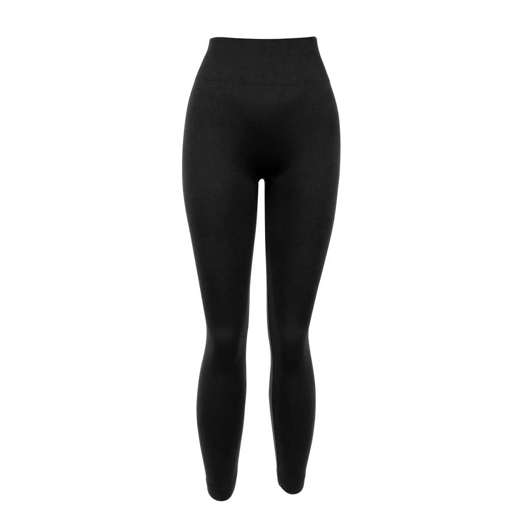 Fleece lined leggings Black