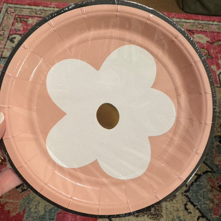 Paper plates flower