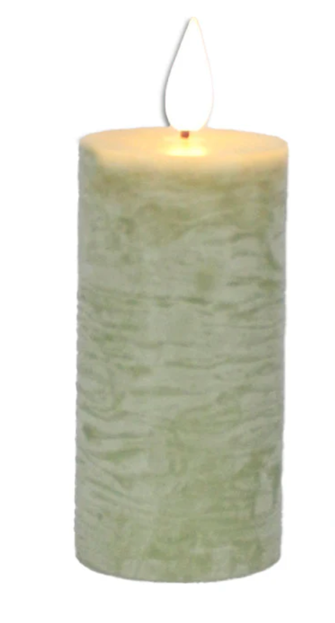 Votive LED candle 4" Sage