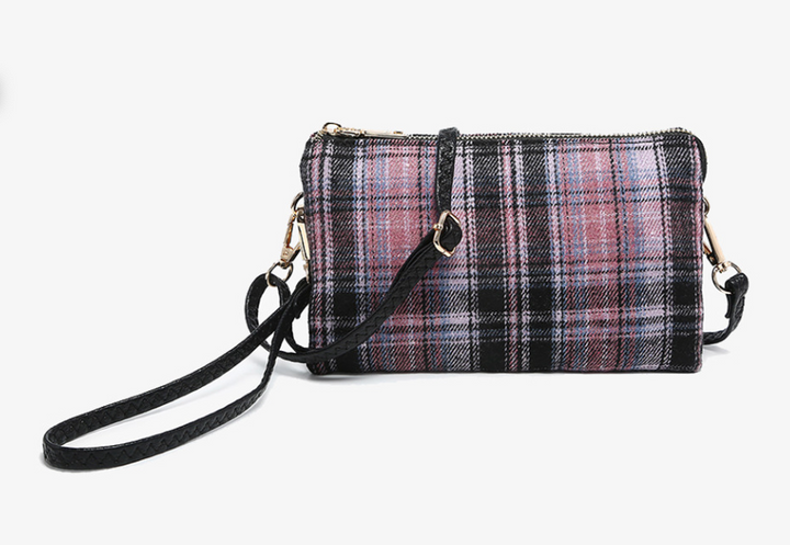 Riley Crossbody/Wristlet Plaid