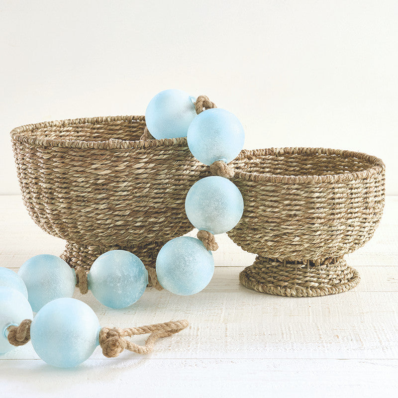 Blue Glass Garland