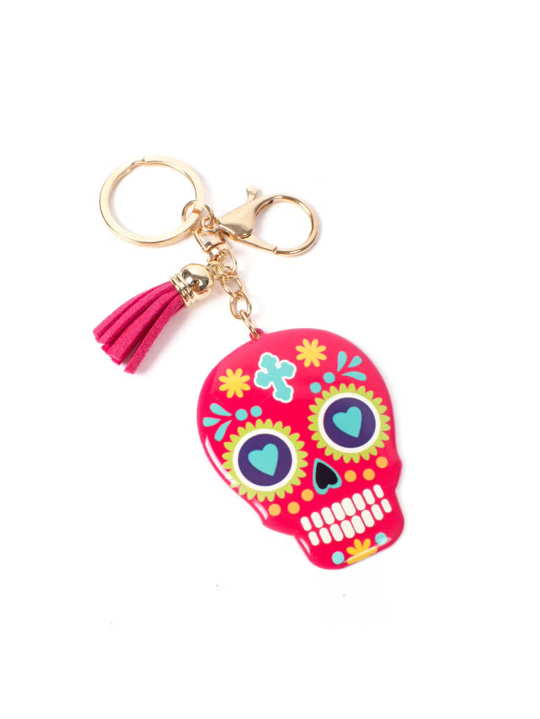 Sugar skull keychain