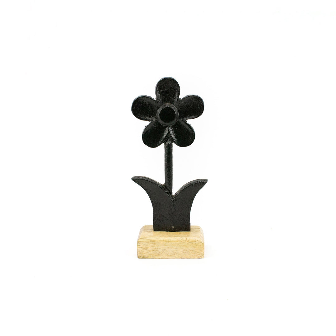 Black flower medium