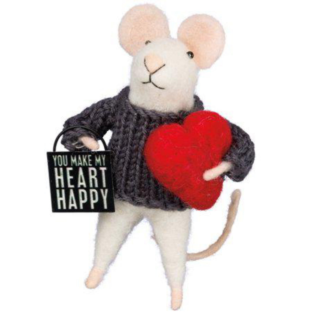 Critter-Heart Happy Mouse