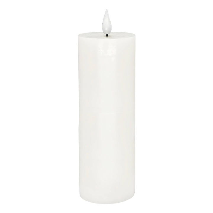 Med white votive led candle