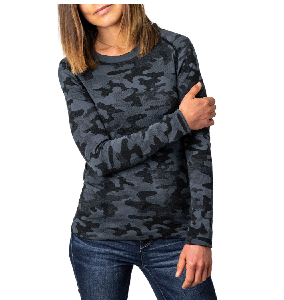 Fleece camo top