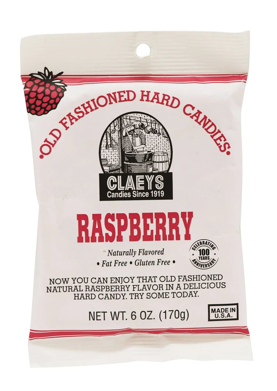 Claey's Raspberry 6oz Bag